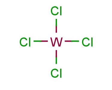 四氯化鎢結構式