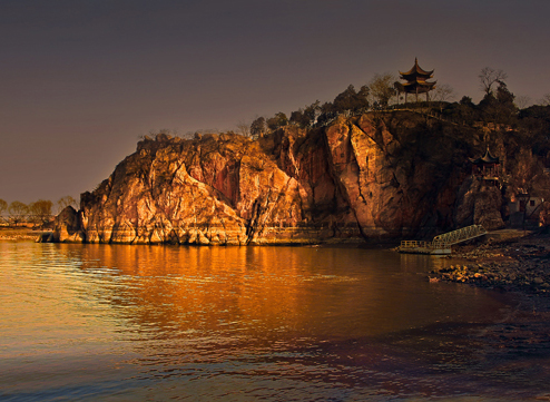 金陵勝景——燕磯夕照