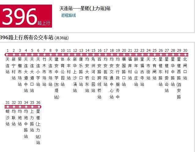 佛山公交396路