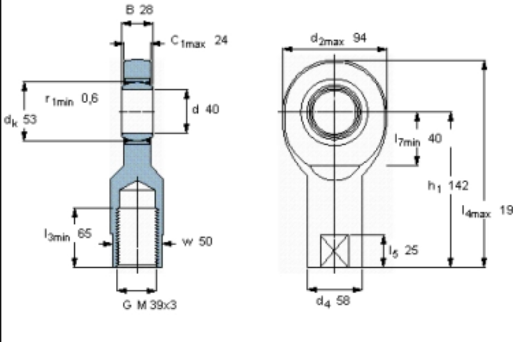 SKF SIA40TXE-2LS軸承