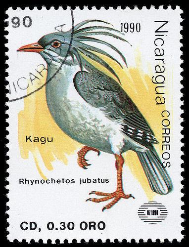 尼加拉瓜發行的鷺鶴郵票