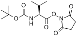 Boc-L-纈氨酸羥基琥珀醯亞胺酯