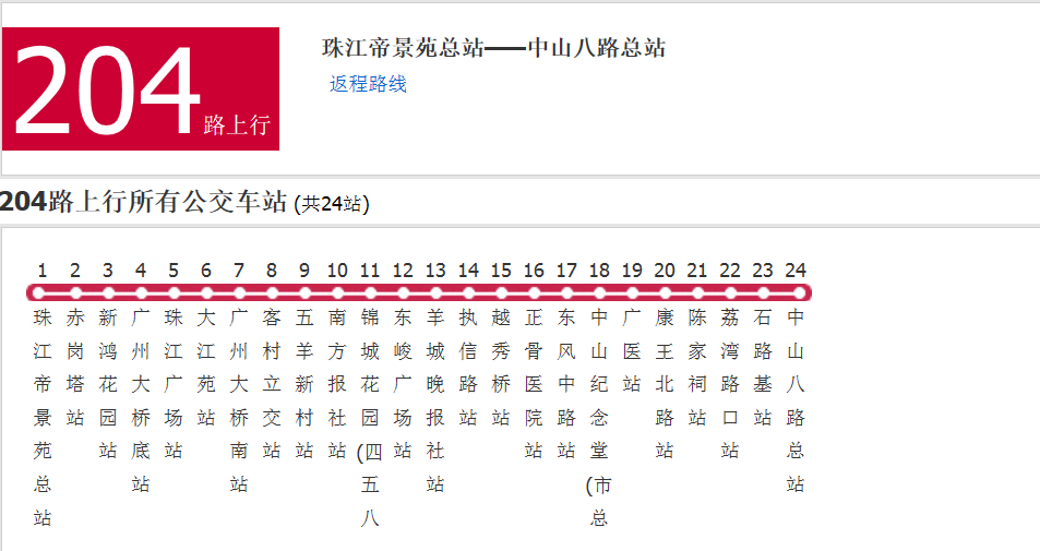 廣州公交204路