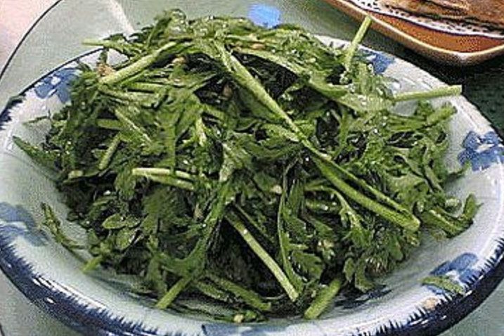 雙仁拌茼蒿