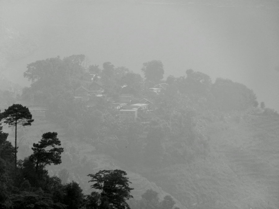 水平降水