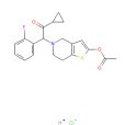 2-[2-（乙醯氧基）-6,7-二氫噻吩並[3,2-C]吡啶-5(4H)-基]-1-環丙基-2-（2-氟苯基）乙酮鹽酸鹽