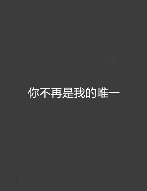 你不再是我的唯一