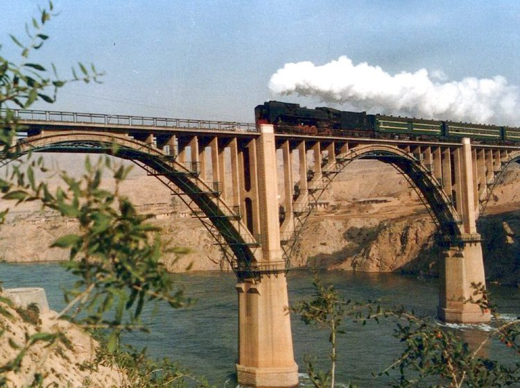 包蘭線黃河鐵路大橋