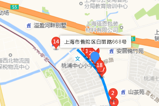 白麗路668號