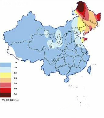 于姓分布