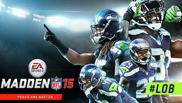 呼嘯軍團登上Madden NFL遊戲首頁