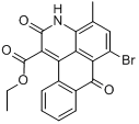 6-溴-2,7-二氫-4-甲基-2,7-二氧的3H-二苯並[F,IJ]異喹啉羧酸乙酯