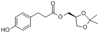 (S)-（2,2-二甲基-1,3-二氧環戊烷-4-基）甲基3-（4-羥基苯基）丙酸酯