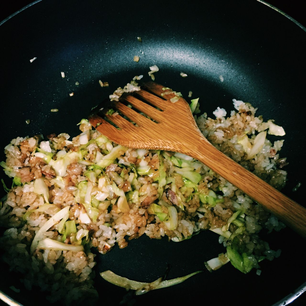 培根包菜炒飯