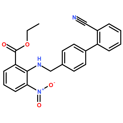 2-[[（2-氰基聯苯-4-基）甲基]氨基]-3-硝基苯甲酸乙酯(2-[[（2'-氰基聯苯-4-基）甲基]氨基]-3-硝基苯甲酸乙酯)