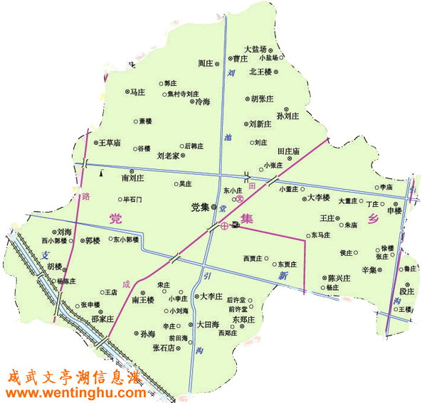 黨集鎮地圖