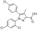 1-（2,4-二氯苯基）-5-對氯苯基-4-甲基-吡唑-3-甲酸