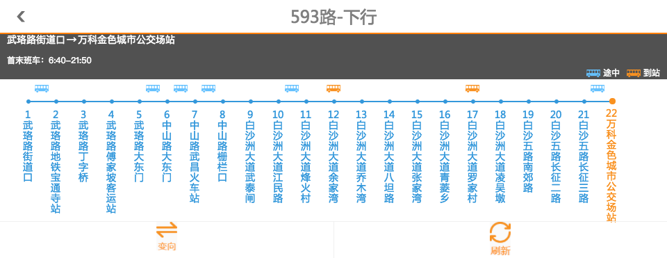 武漢公交593路