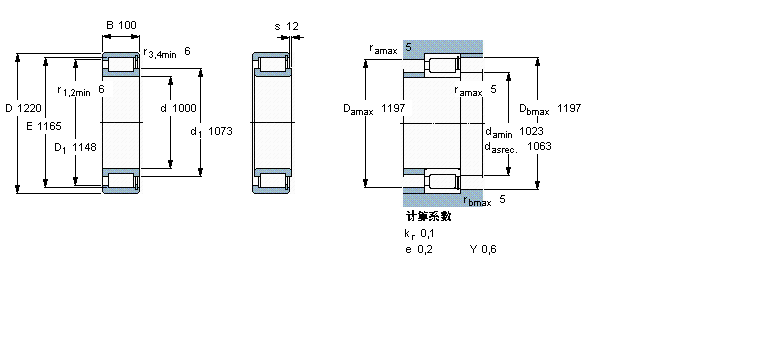 SKF NCF18/1000V軸承