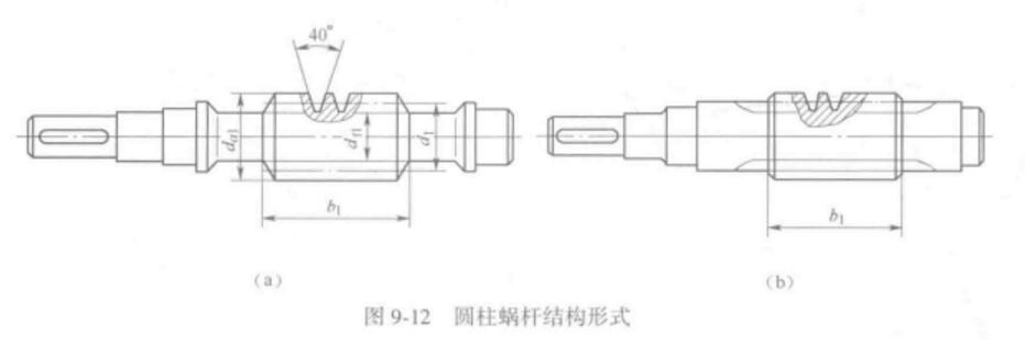 蝸桿軸結構