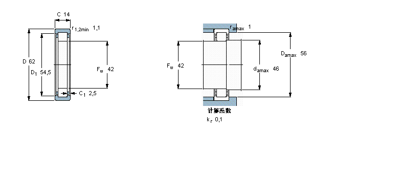 SKF RNU1007ECP軸承