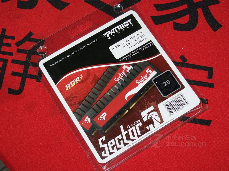 博帝SECTOR5 4GB DDR3 1600(PGV34G1600ELK)