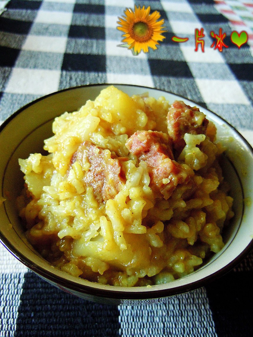 咖喱土豆牛肉燜飯