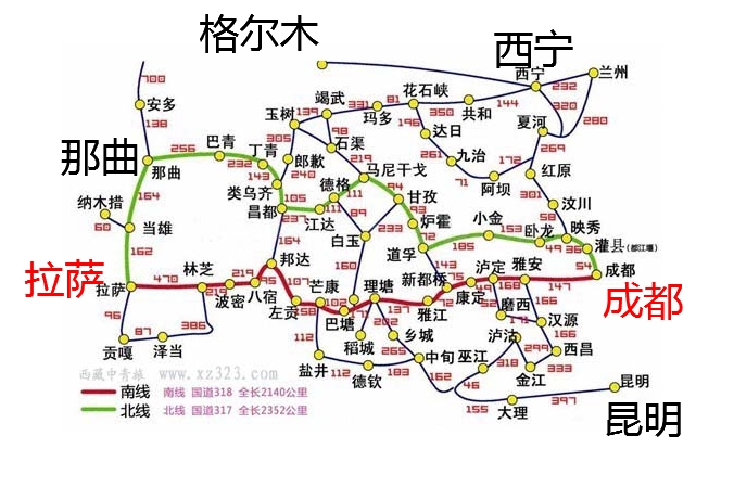 成都－拉薩公路(康藏公路)