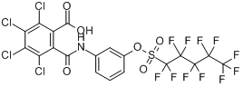 2,3,4,5-四氯-6-[[[3-[[（十一氟戊基）磺醯基]氧]苯基]氨基]羰基]苯甲酸單鉀鹽