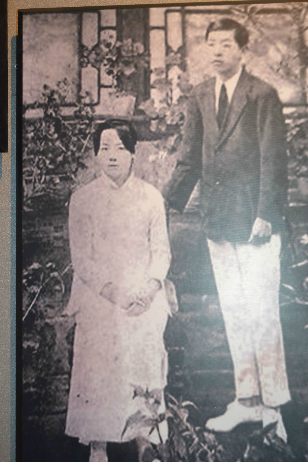 1916年，張學良與于鳳至的結婚照
