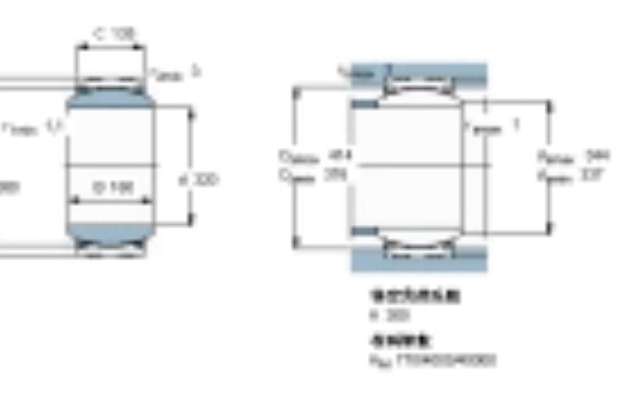 SKF GEC460TXA-2RS軸承