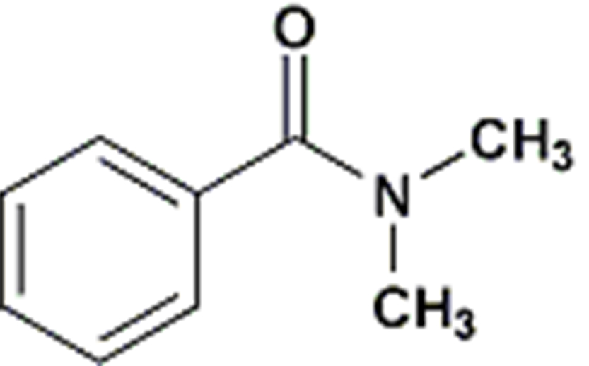 N,N-二甲基苯甲醯胺結構式
