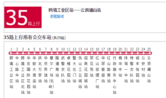 珠海公交35路