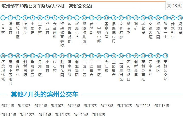 鄒平10路