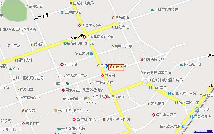 明仁街道(吉林省白城市洮北區下轄街道)