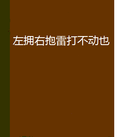 左擁右抱雷打不動也