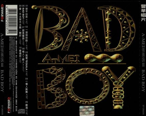 歌曲所屬專輯《BAD BOY》封底