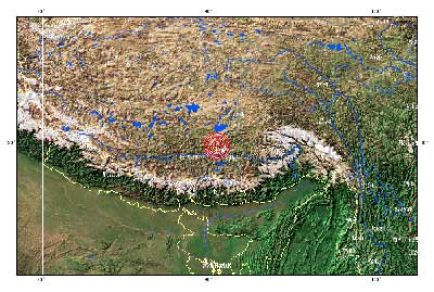 西藏自治區拉薩市當雄縣發生5.2級地震