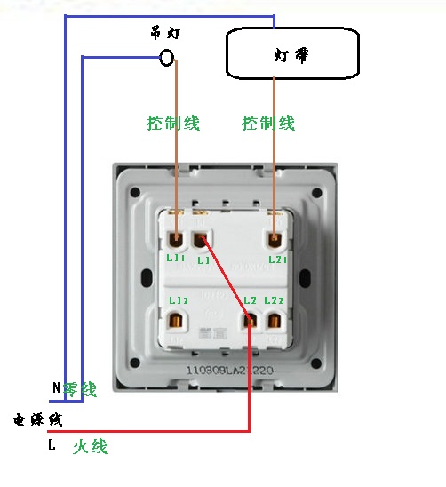 雙聯單控開關