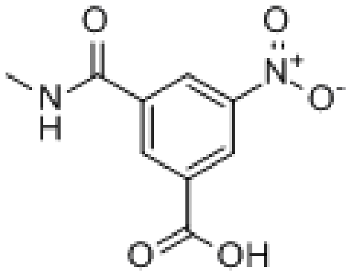 3-羧基-5-硝基-N-甲基苯甲醯胺
