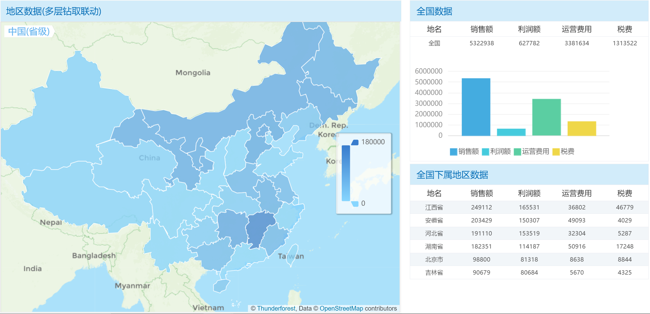 FineReport 數據地圖