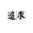 追求(漢語詞語)