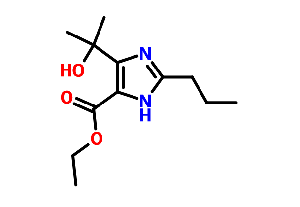 4-（1-羥基-1-甲基乙基）-2-丙基-1H-咪唑-5-羧酸乙酯