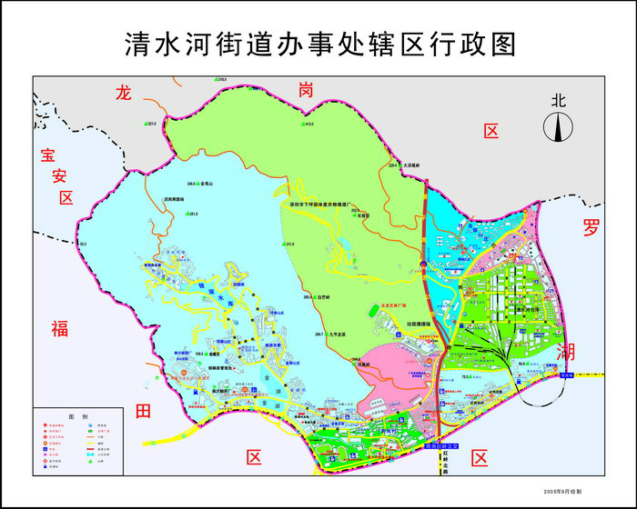 清水河街道轄區