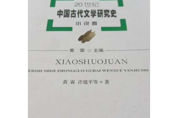 20世紀中國古代文學研究史(黃霖主創作的圖書)