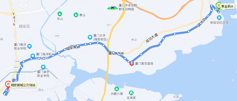 廈泉城際公交738路