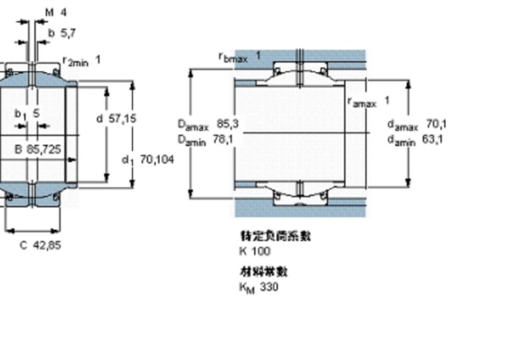 SKF GEZM204ES-2RS軸承