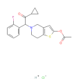 2-[2-（乙醯氧基）-6,7-二氫噻吩並[3,2-C]吡啶-5(4H)-基]-1-環丙基-2-（2-氟苯基）乙酮鹽酸鹽