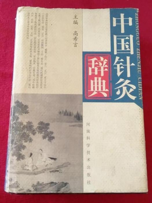 中國針灸辭典(2002年11月河南科學技術出版社出版的圖書)