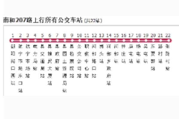 邢台公交南和207路